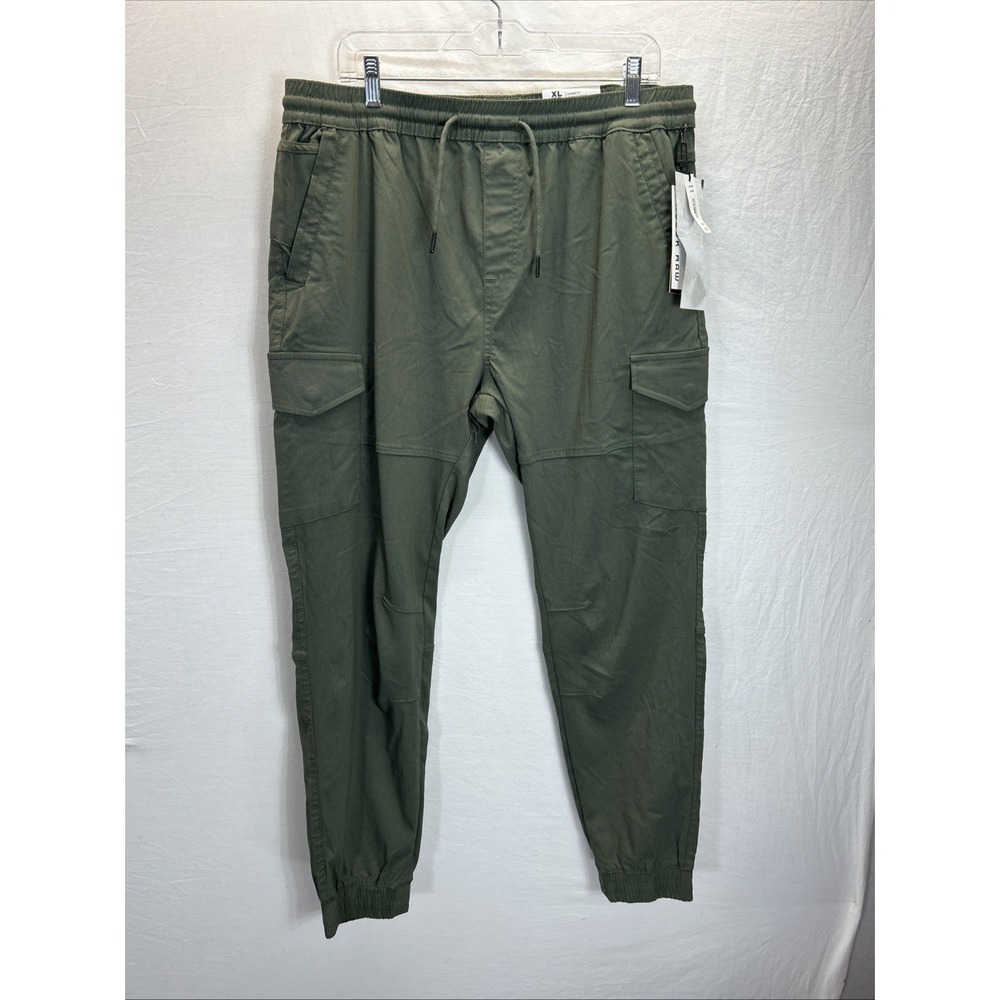 NEW Projek Raw Mens Tech Jogger Cargo classic Pants XL army‎ green performance